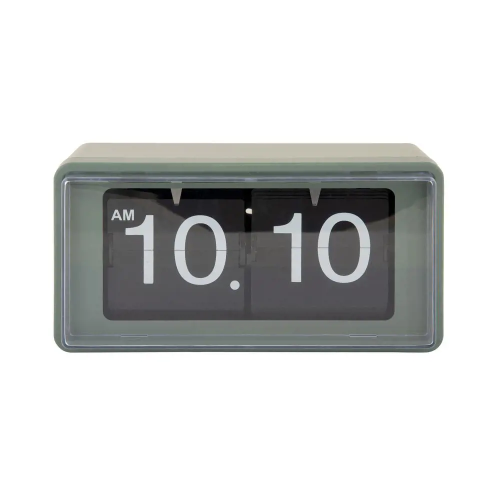 Present Time Karlsson Retro Boxed Flip Table or Wall Clock
